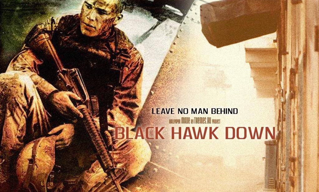 “Black Hawk Down” música y acción