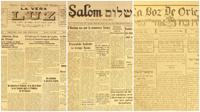 Prensa judía en Turquía, en judeoespañol, desde el CIDICSEF de Buenos Aires
