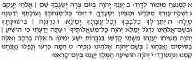 Salmo 20:  Señor, ¡dale la victoria al rey! ¡Respóndenos cuando te llamemos!
