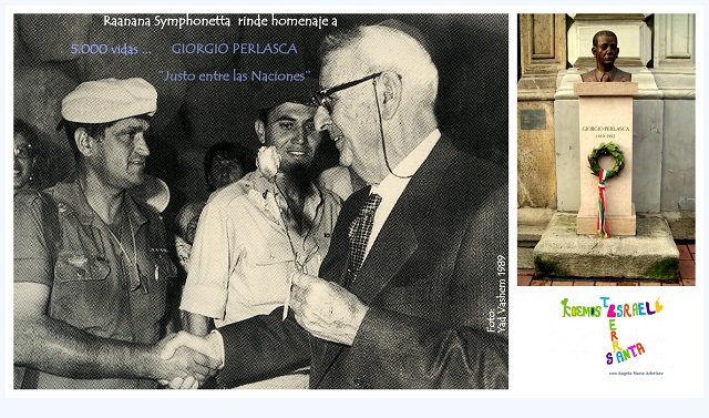 Honrar la vida a Giorgio Perlasca, Justo entre las Naciones. Homenaje en Raanana (1ª parte)
