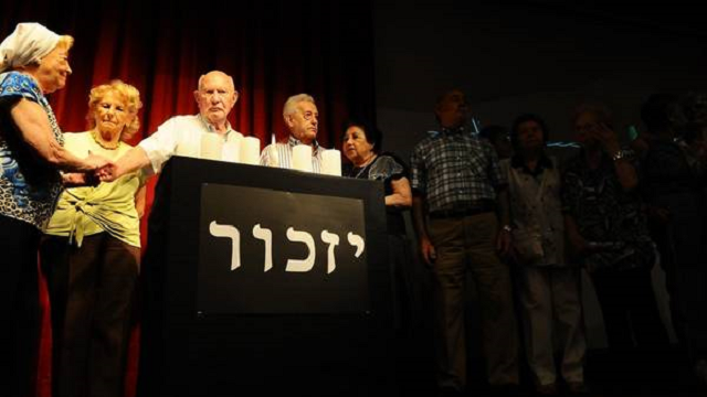 Acto de homenaje a las víctimas de la shoá en Buenos Aires