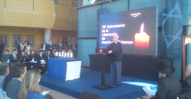 Acto de recuerdo del Holocausto (Asamblea de Madrid, 23/1/2015)