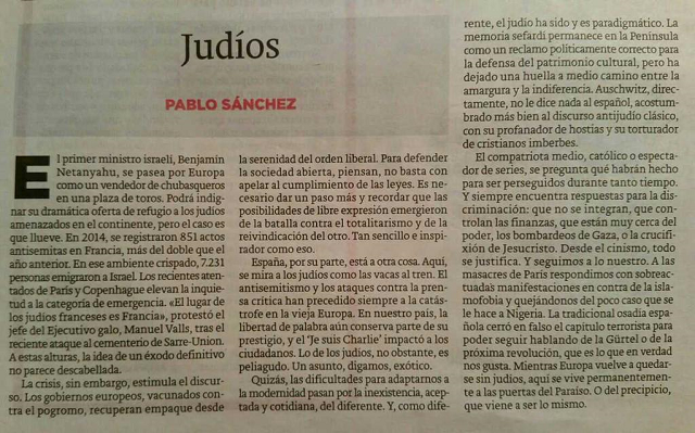 Judíos: en una situación más preocupante de lo que parece, con Pablo Sánchez