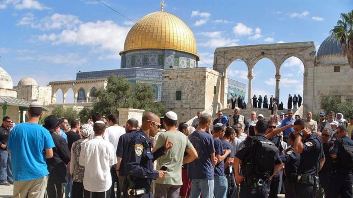 Violencia palestina en el Monte del Templo