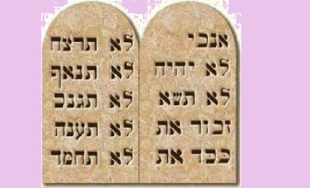 Los Diez Mandamientos