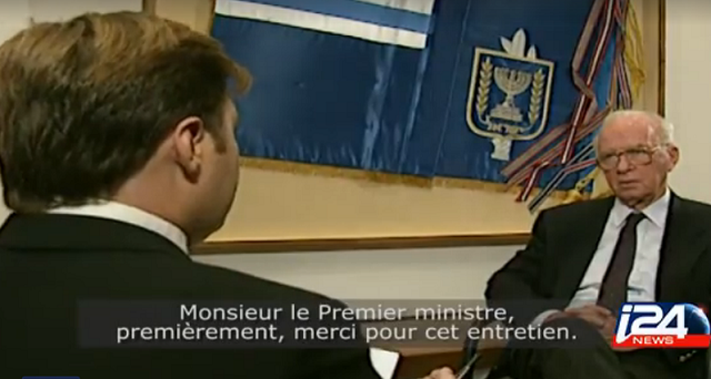 La última entrevista de Rabin, con Henrique Cymerman