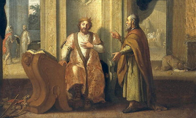 Salmo 51: David recibe al profeta Natán y pide perdón por su pecado con Betsabé