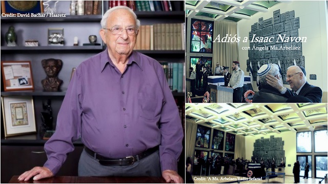 Sentido adiós a Isaac Navon Z’’L, con Ángela María Arbeláez