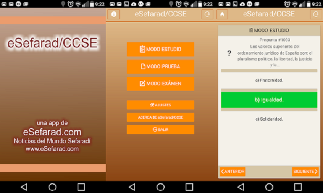 eSefarad/CCSE: una app para la prueba de Nacionalidad, con Marcelo Benveniste