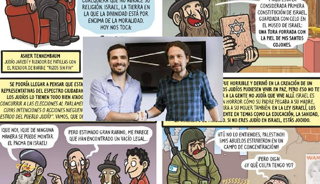 Las viñetas de El Jueves refuerzan prejuicios judeófobos milenarios, con Xavier Torrens