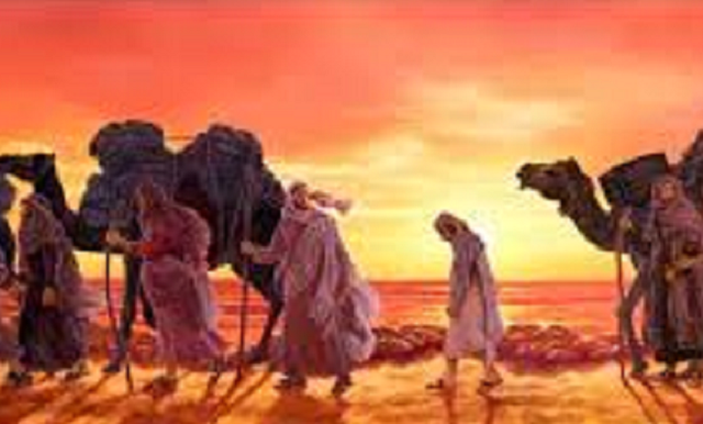 Con la caravana hacia Egipto