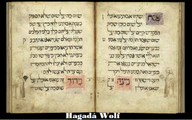 Al Hagadat Rothschild ve-Hagadat Wolf mi-Beit hasfarim haleumi b-Irushalayim