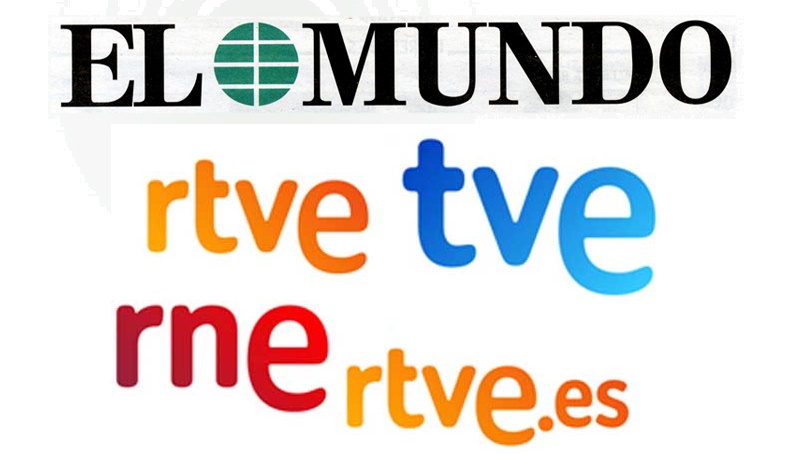 El sesgo informativo de RTVE y El Mundo
