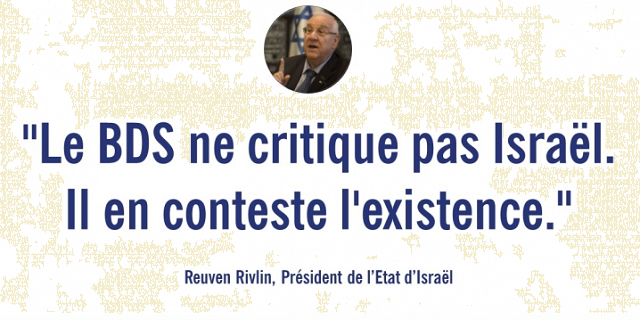 L’arsenal juridique français contre le BDS