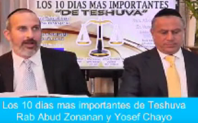 Los 10 días más importantes de Teshuvá, con rab Abud Zonana y Yosef Chayo (Midrash Najalat Itzjak, México, 29/9/2016)