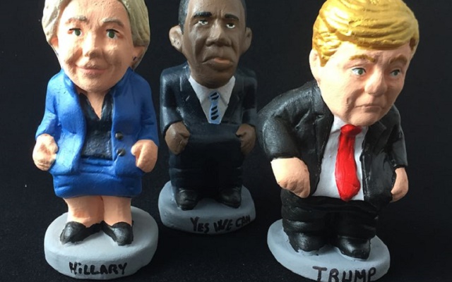 Hillary y Donald…con los pantalones bajados
