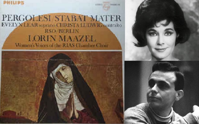 “Stabat Mater” de Pergolesi, con Evelyn Lear y dirigida por Lorin Maazel