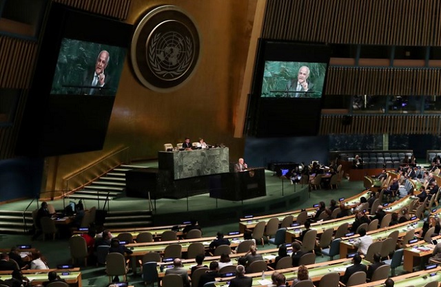 Votación de condena a Hamás en la ONU