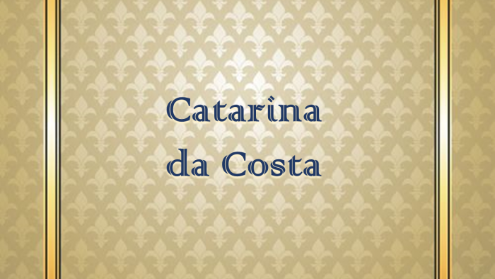 Catarina Da Costa: la sefardí que pintaba personas