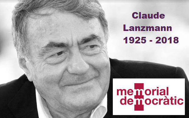 Educando con Claude Lanzmann en Barcelona y Gerona, con Jordi Font