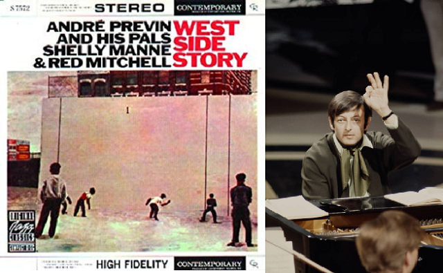 Temas de West Side Story de Bernstein, en versiones jazzísticas de André Previn y camaradas
