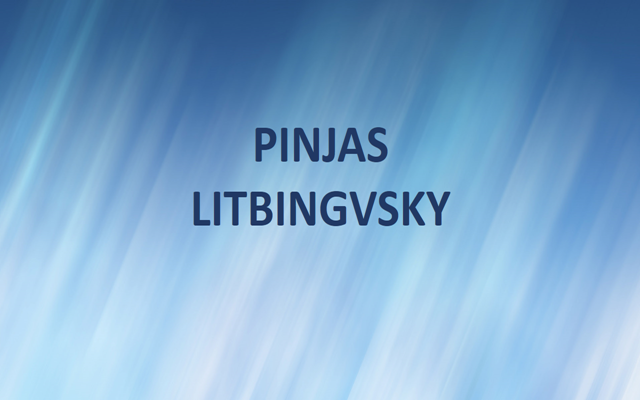 Pinjas Litbingvsky, el constructor de retratos