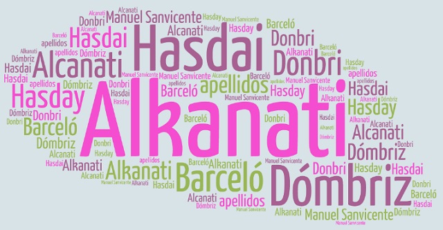 El origen de los apellidos Alkanati, Hasdai, Dómbriz y Barceló