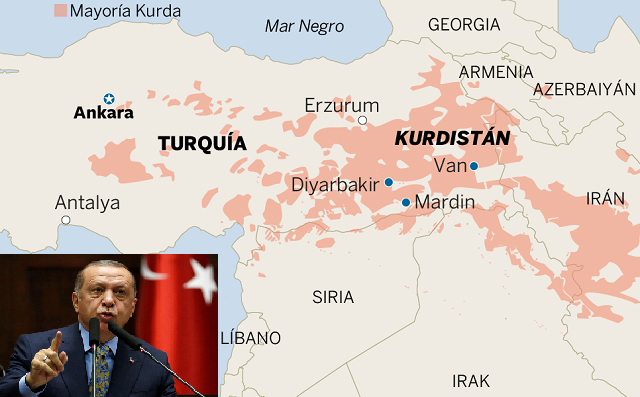 La cuestión kurda tiende a inclinar a Turquía hacia el este