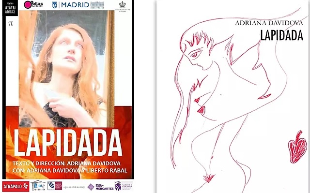 “Lapidada”, con su autora Adriana Davidova