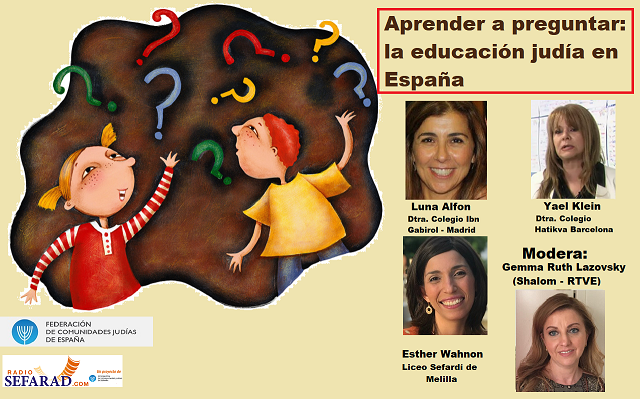 Aprender a preguntar: la educación judía en España (online, FCJE, 26/5/2021)