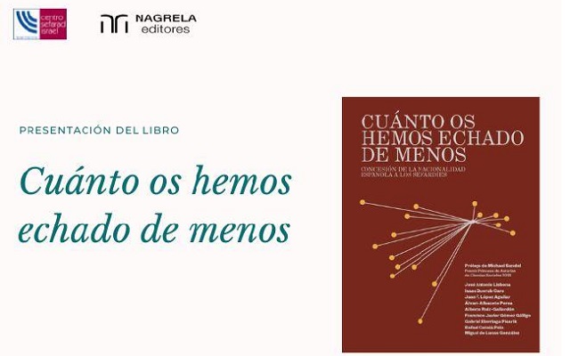 Presentación del libro «Cuánto os hemos echado de menos» (Centro Sefarad Israel, Madrid, 3/7/2023)