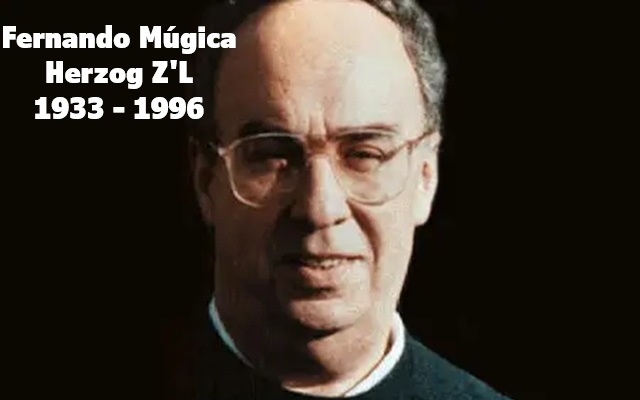 A 30 años del asesinato de Fernando Múgica Herzog Z’L por ETA, con José María Múgica