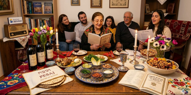 Mesa de Pesaj. Entre coplas y seder