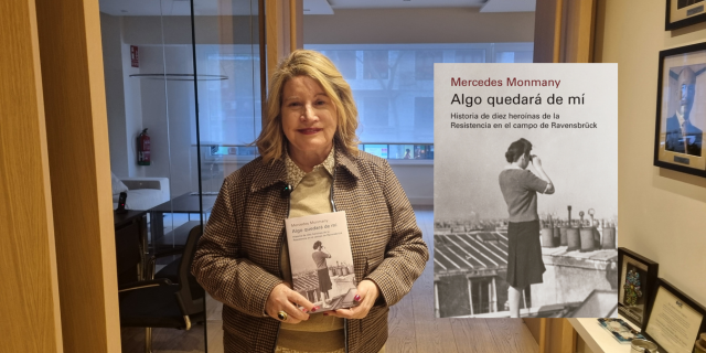 “Algo quedará de mí”, con su autora Mercedes Monmany