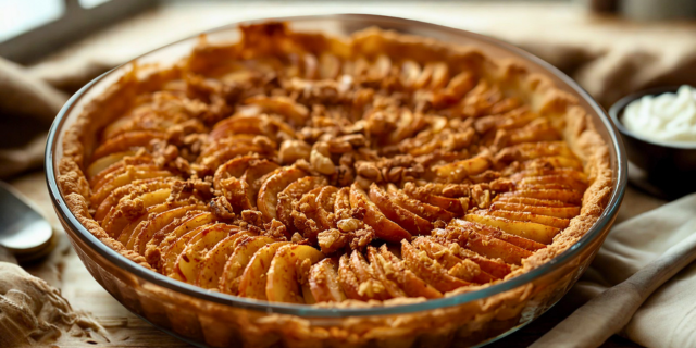 ¡Qué tarta de manzana!