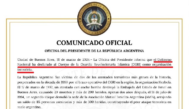 Argentina, Israel e Irán en los titulares