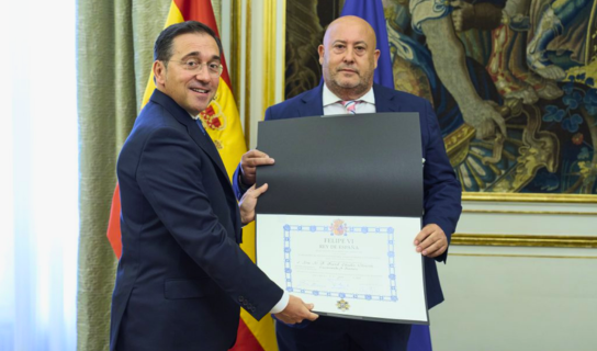 El presidente de la FCJE, David Obadia, recibe la Orden del Mérito Civil  3/7/2026