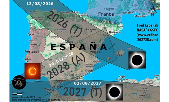 Los tres eclipses solares sobre España y la kabalá, con Michael Cannell